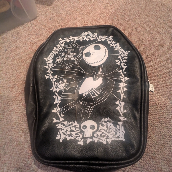 Loungefly Black and White Nightmare Before Christmas Backpack - Picture 5 of 5